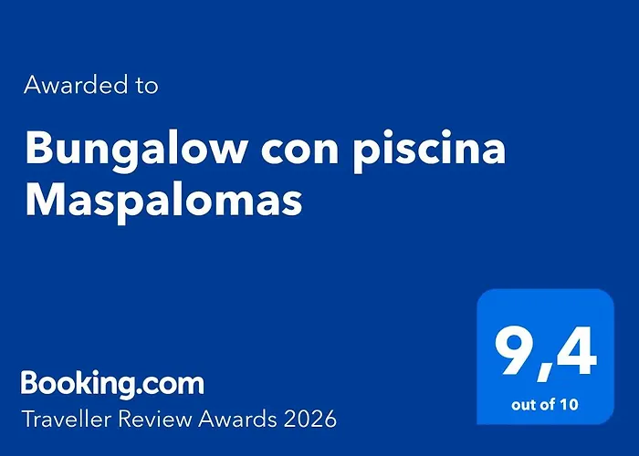 Con Piscina Tatil parkı Maspalomas (Gran Canaria)
